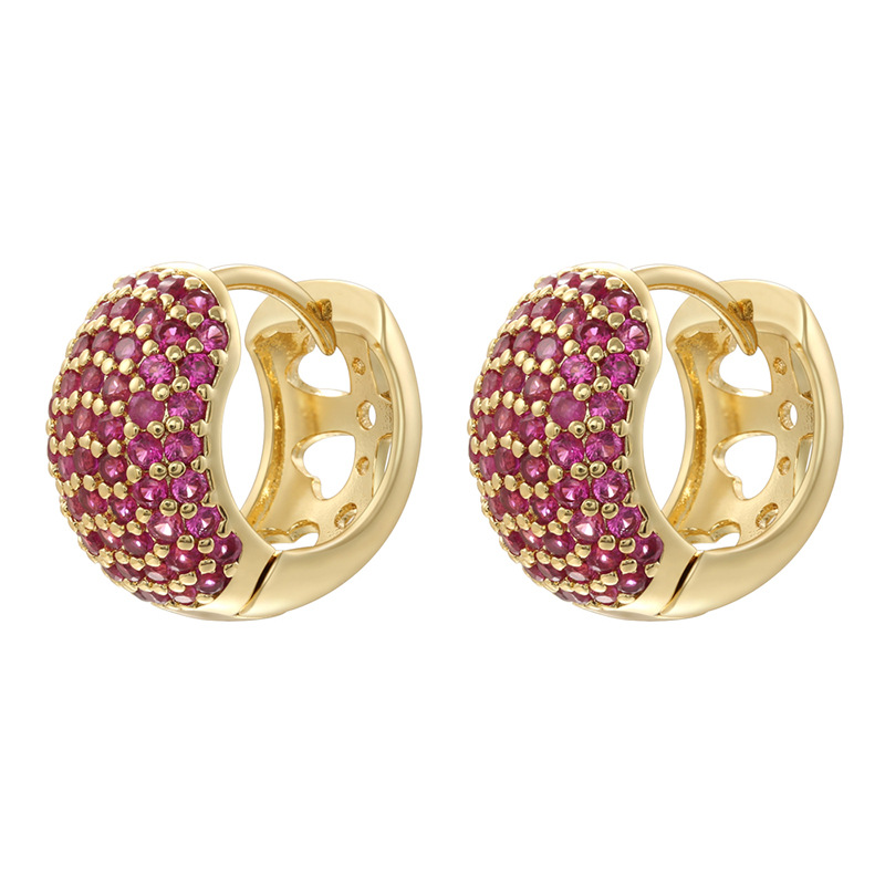 4:1 pair of golden rose diamonds