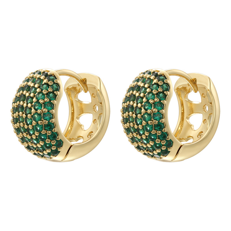 5:1 pair of golden green diamonds