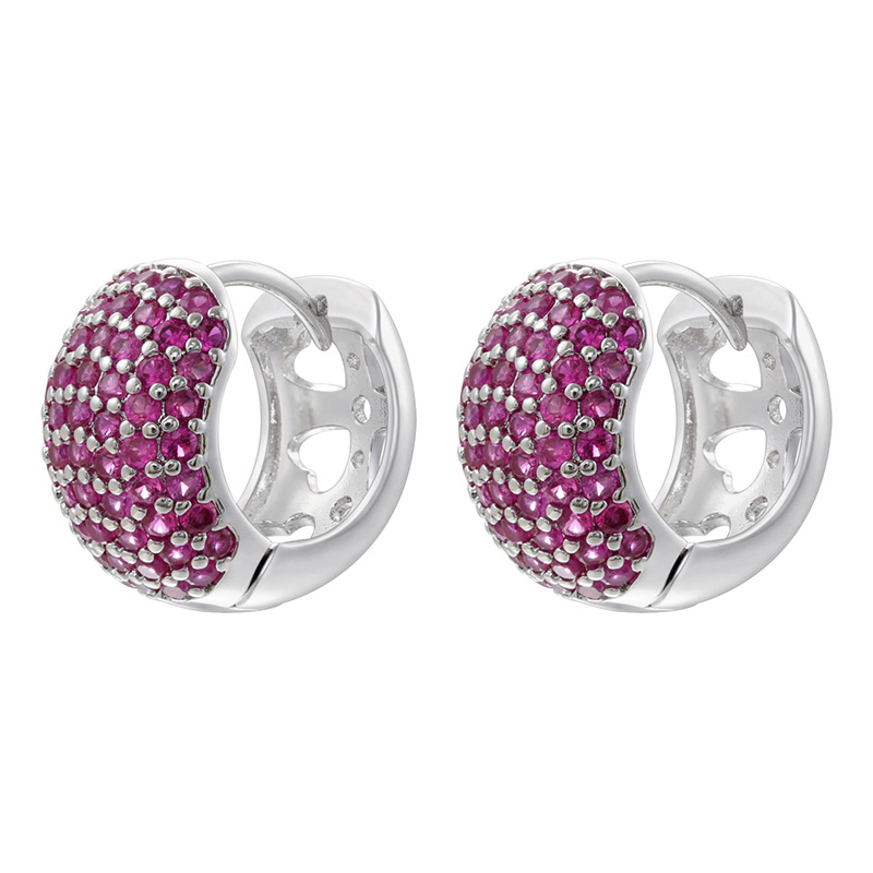 10:1 pair of white gold rose diamonds