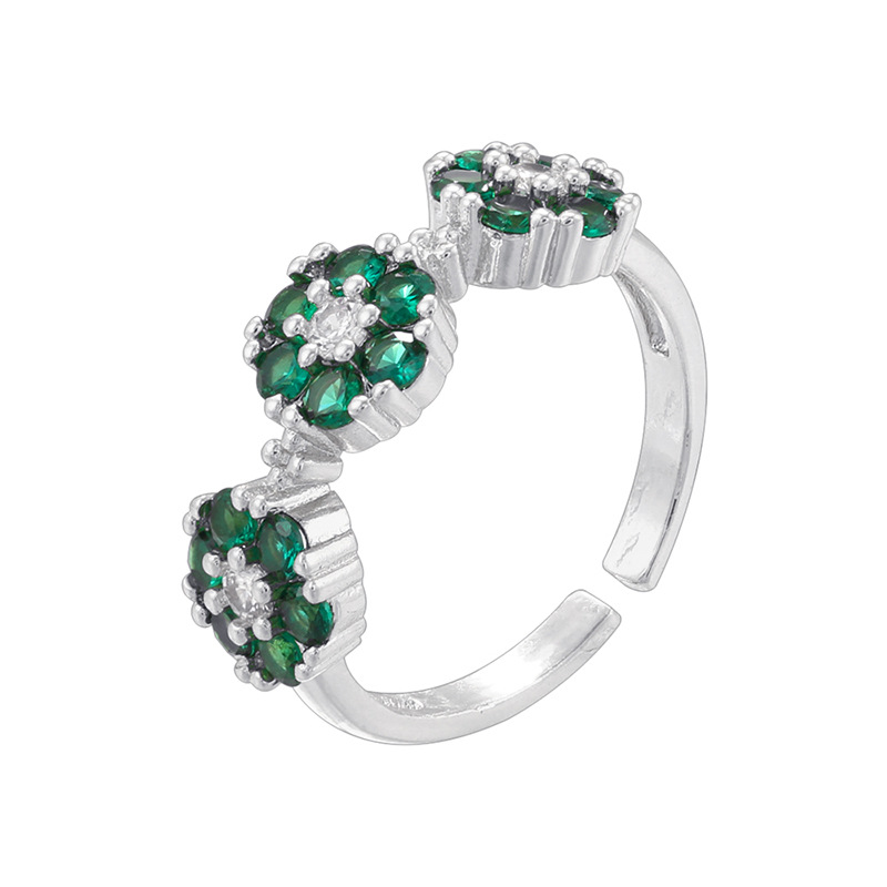 8:White gold green diamond