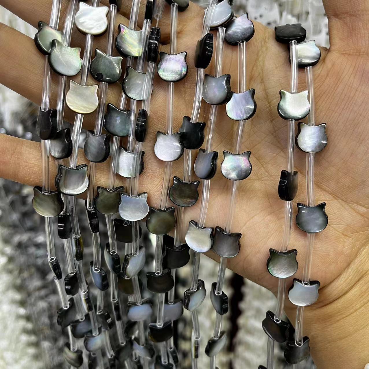 8:Black shell 10*10mm straight hole