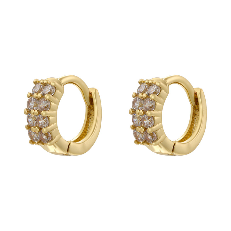 3:Ve1491 golden white diamond 1 pair