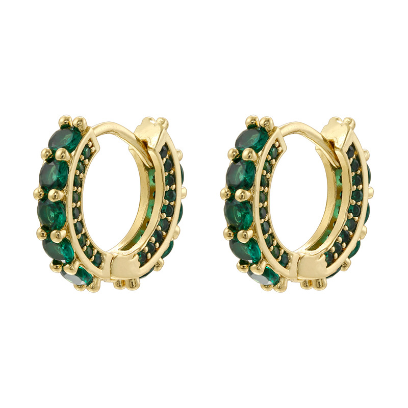 4:1 pair of golden green diamonds