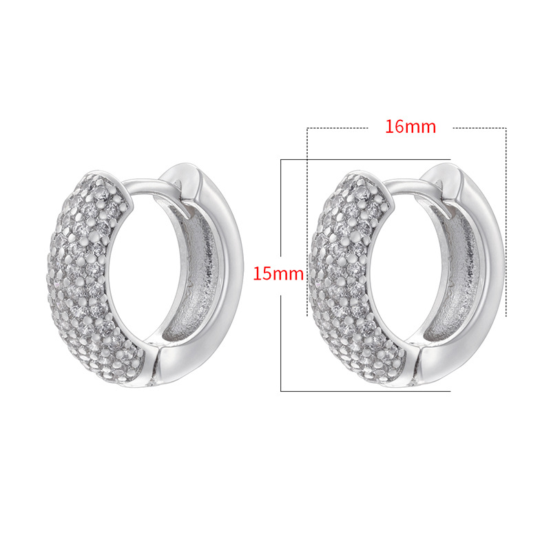 8:VE1459 white gold 1 pair