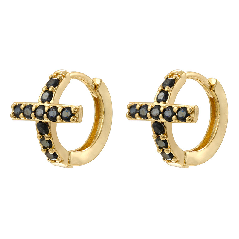 2:1 pair of golden black diamonds