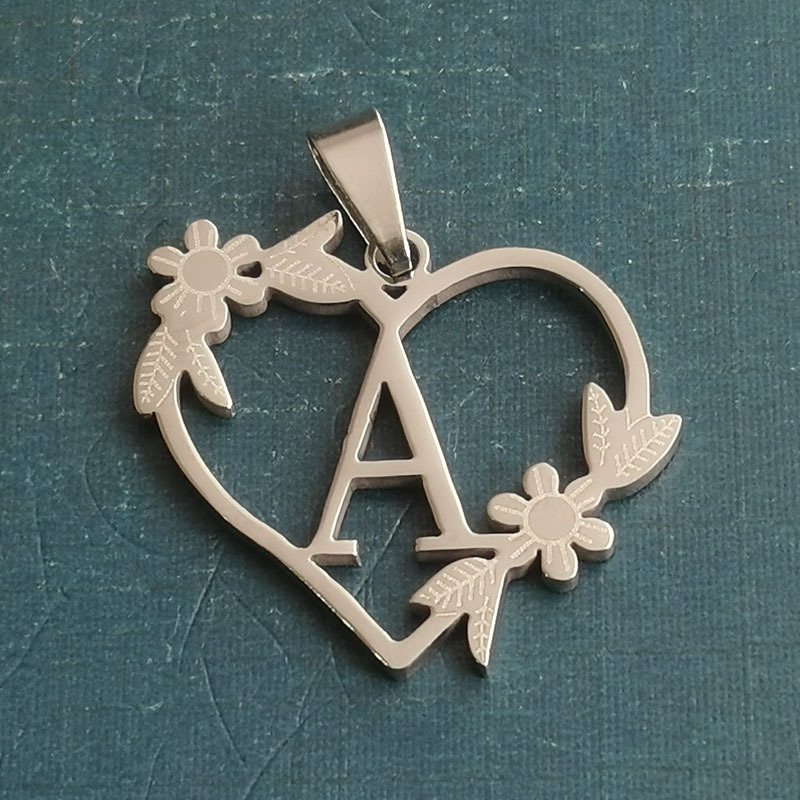 1:A silver pendant