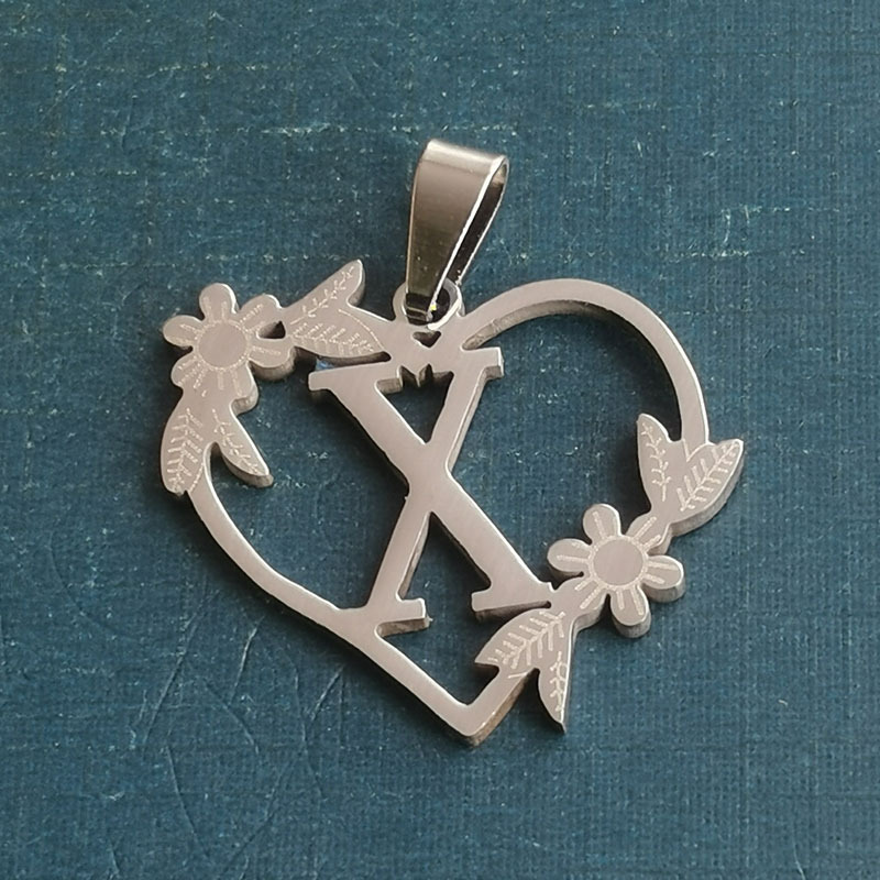 24:X silver pendant