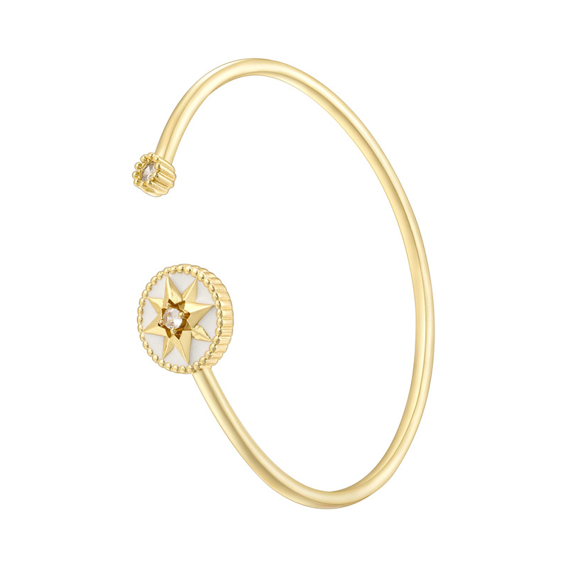 1:white bracelet