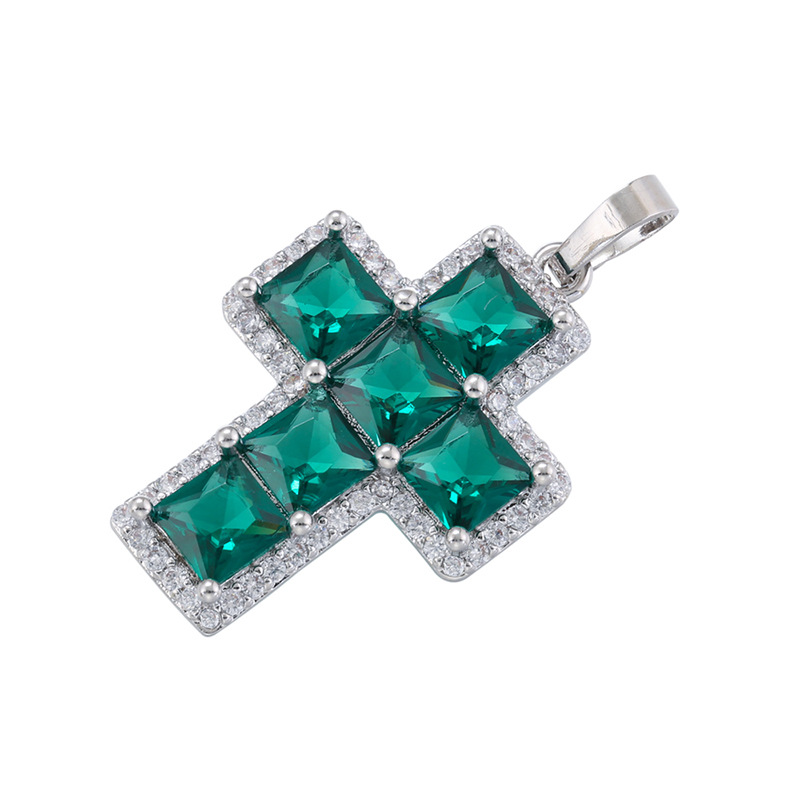 6:White Gold Green Diamond