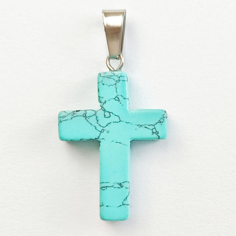 4:Blue turquoise (synthetic) single