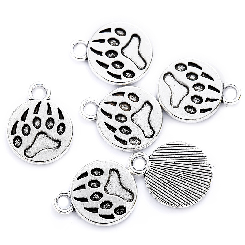 2 couleur argent antique