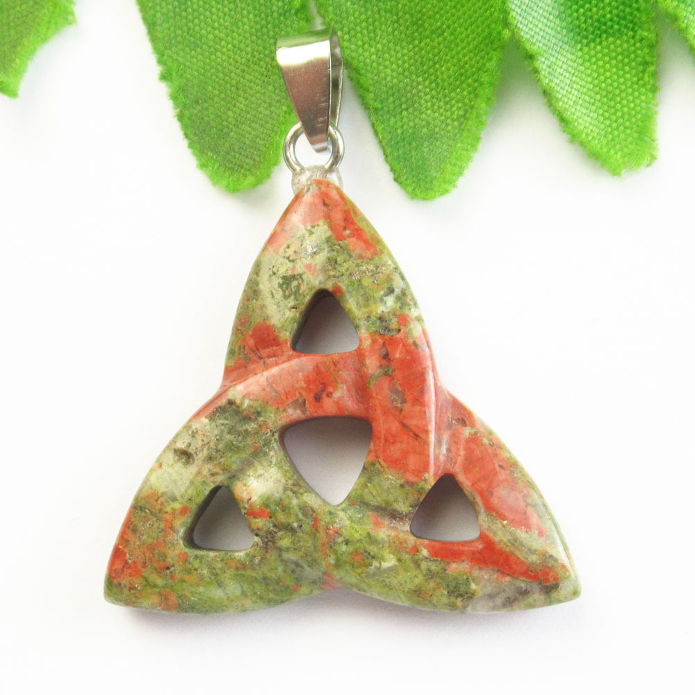 15:Flower green stone (single)