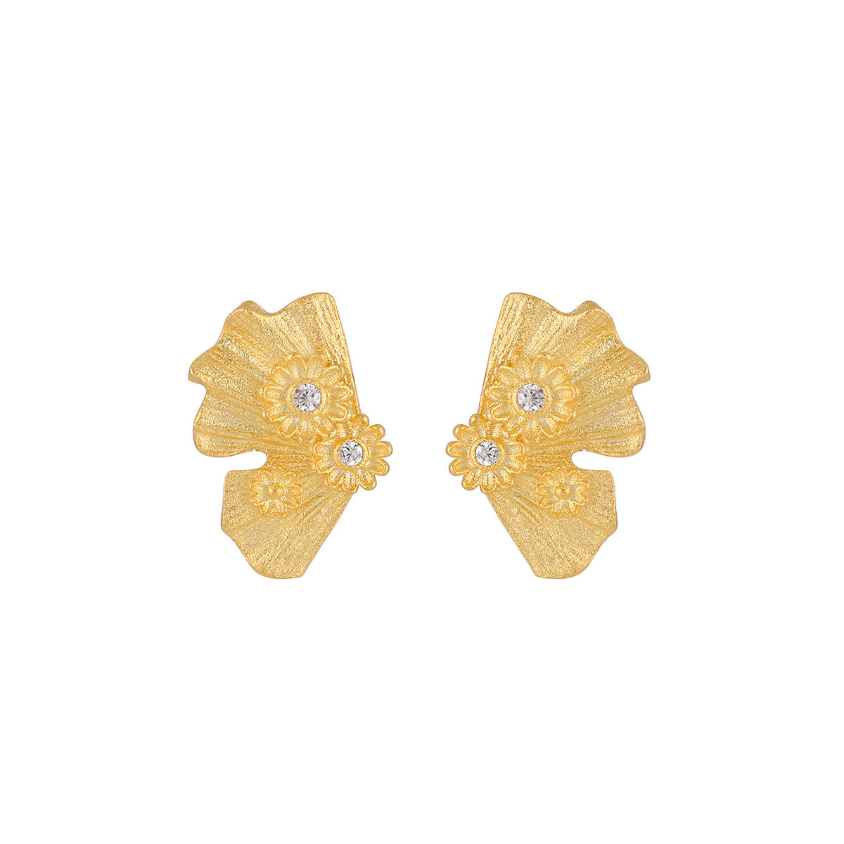 2:18k gold [with sterling silver ear plugs]