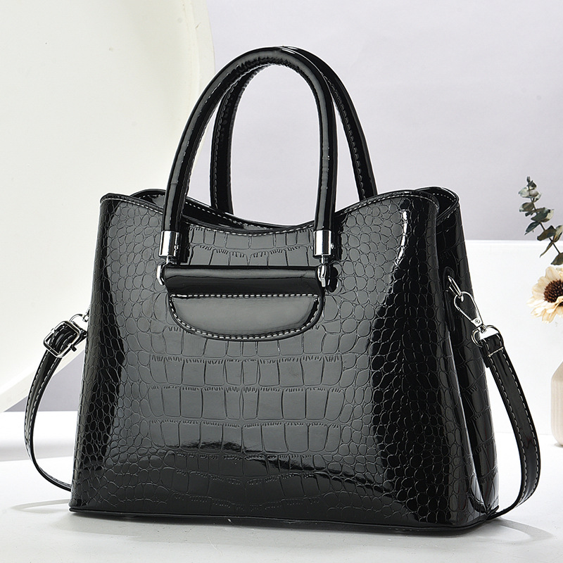 Crocodile pattern black