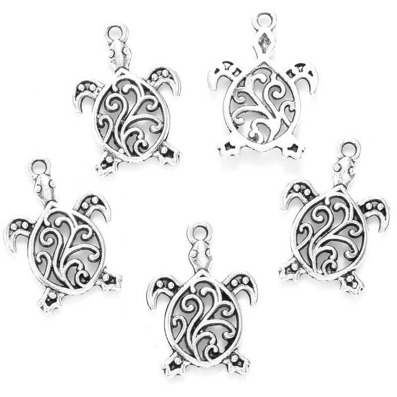 2 antique silver color