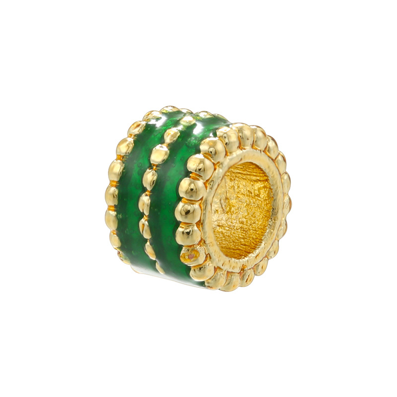 9:golden green oil drop