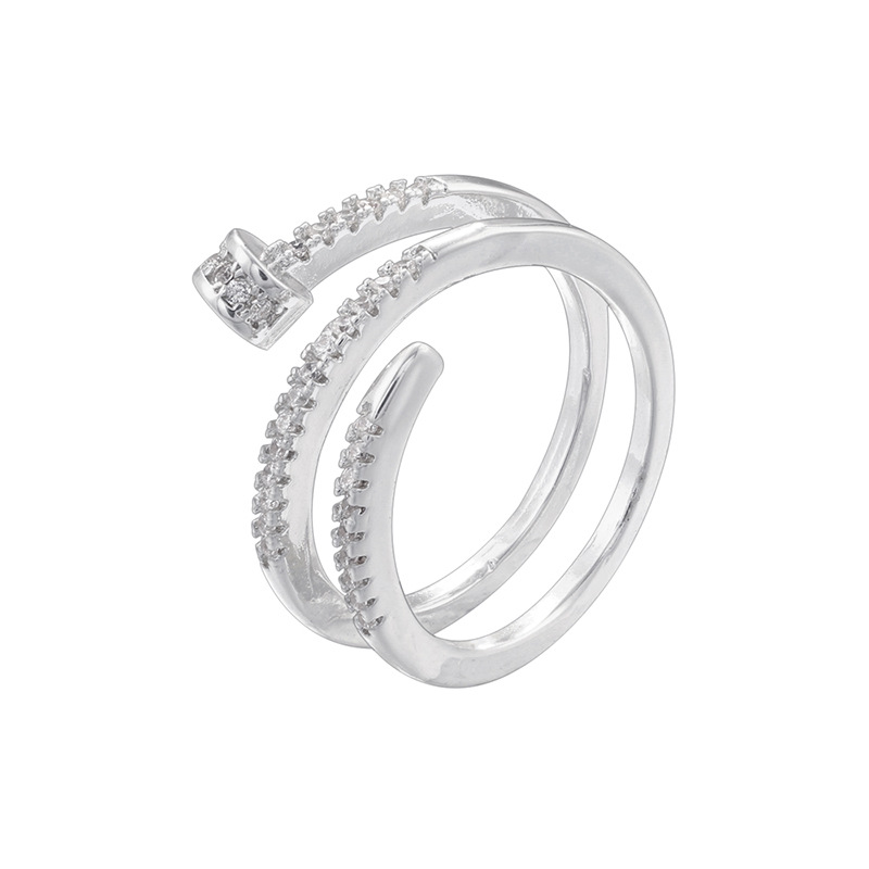 4:VJ659 White Gold Ring