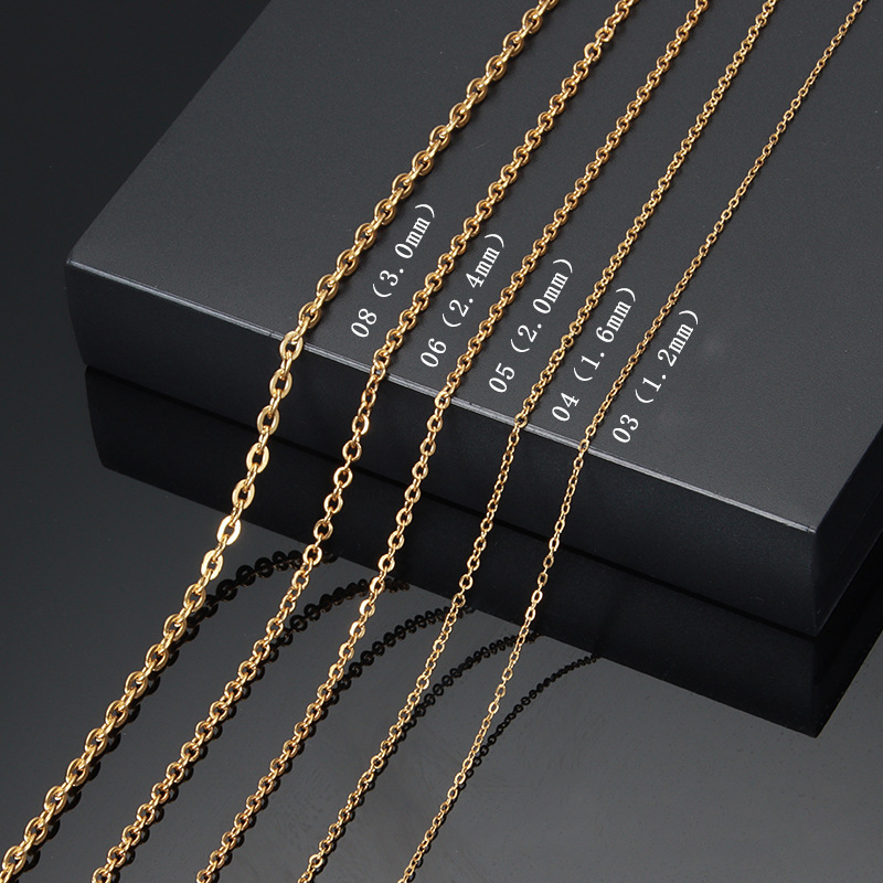 04 gold 1.6mm wide 45cm long