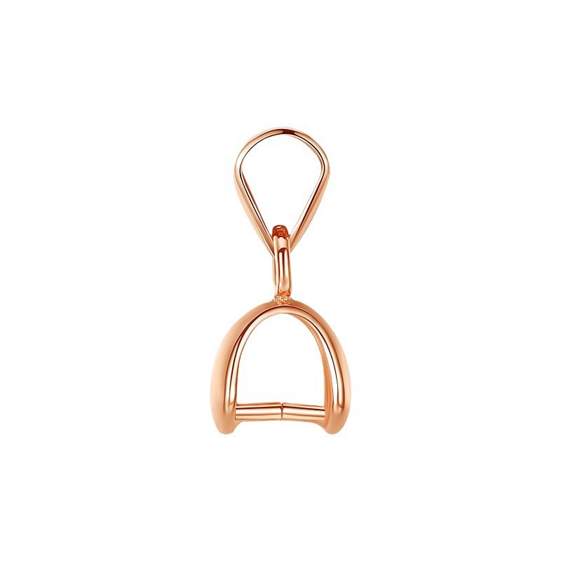 8:Rose gold-double pin clip