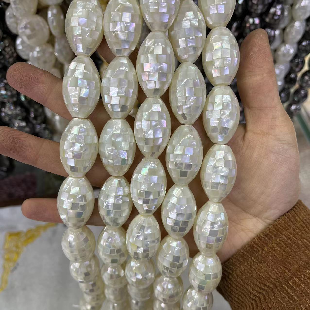 White Lip Shell 20*30MM