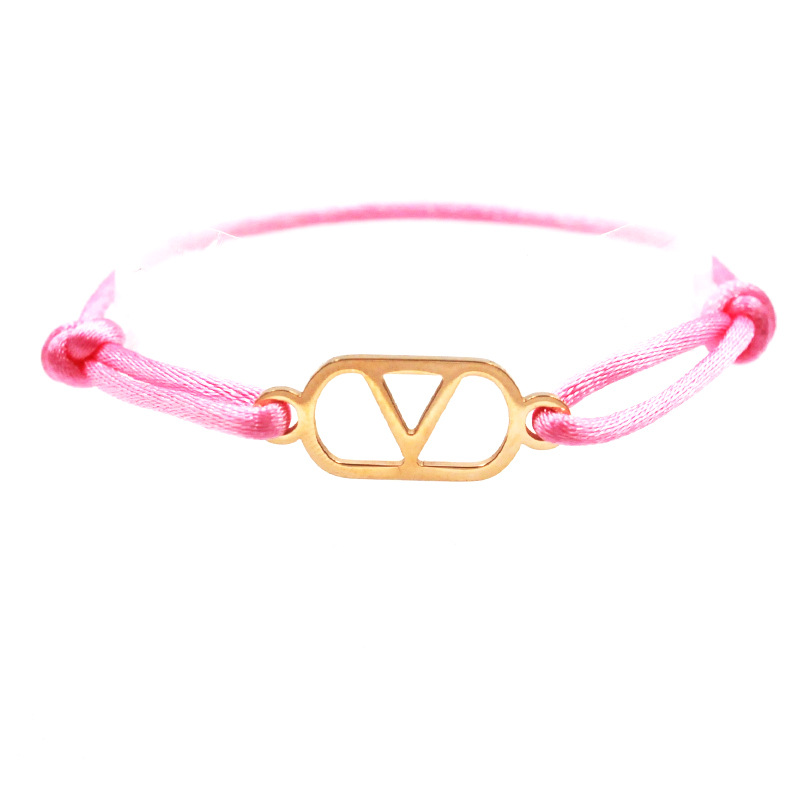 9:Pink rope   rose gold accessories