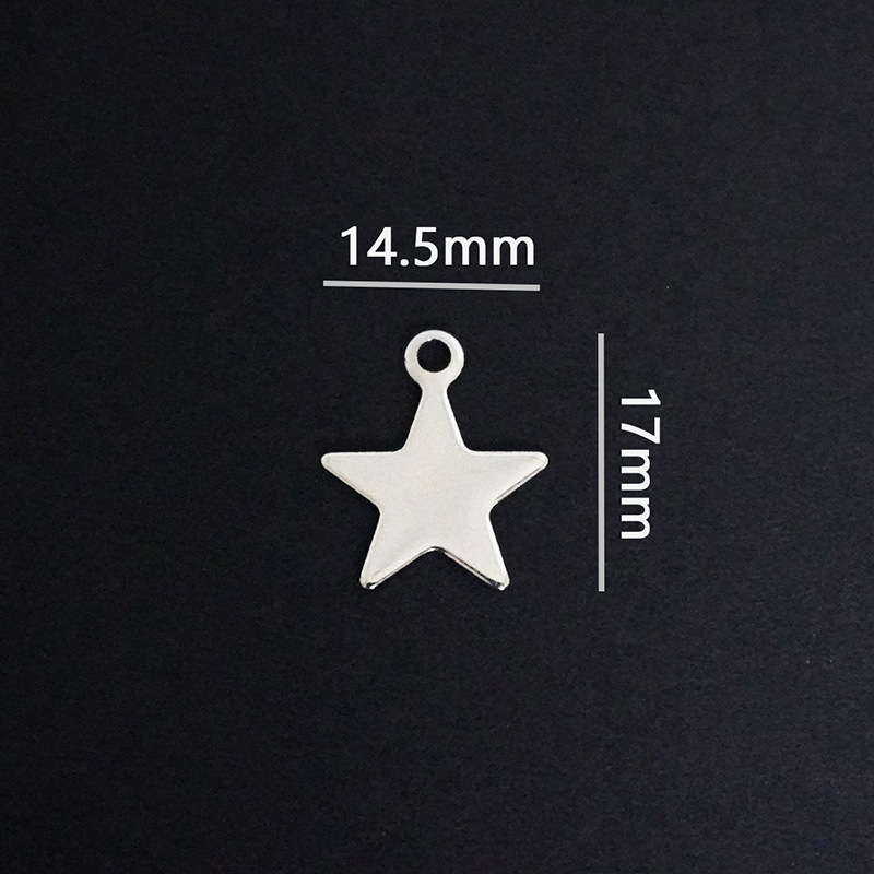4:14x17 solid five-pointed star