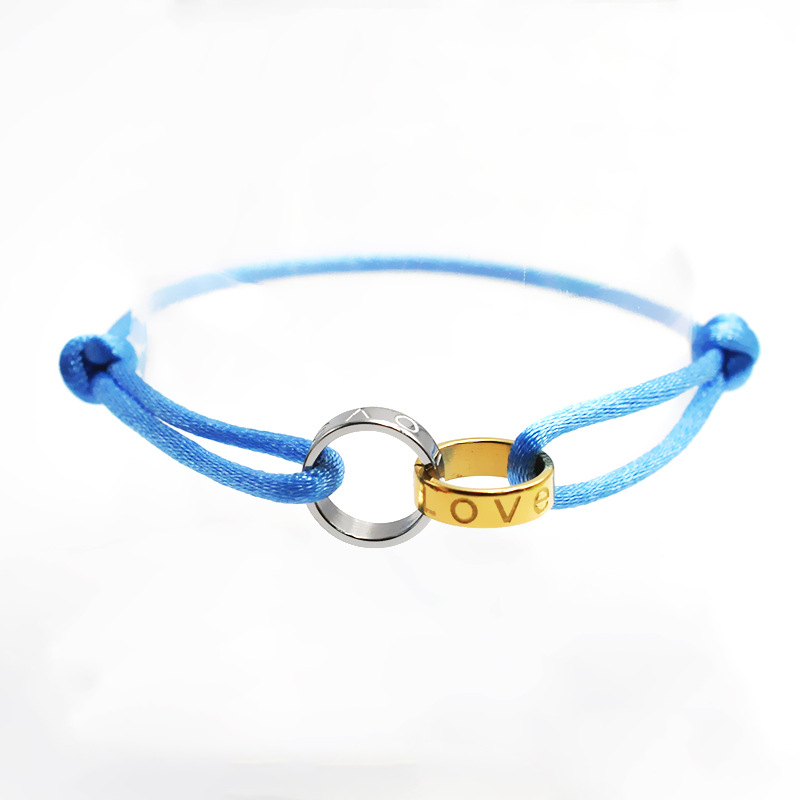 3:Light blue rope two-color accessories