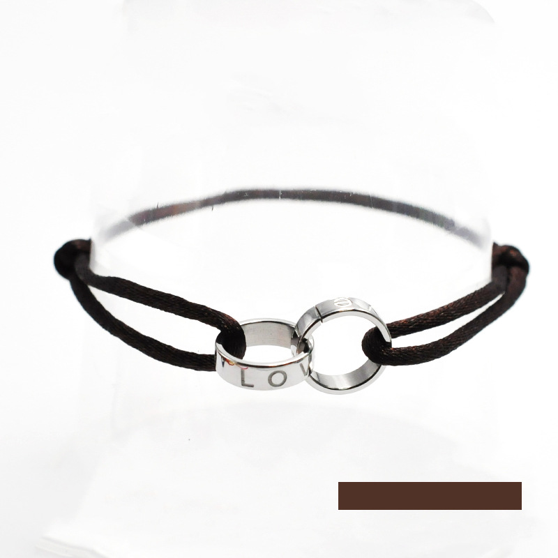 7:Brown rope steel color accessories