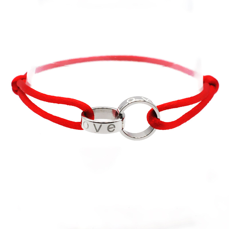 10:Red rope steel color accessories