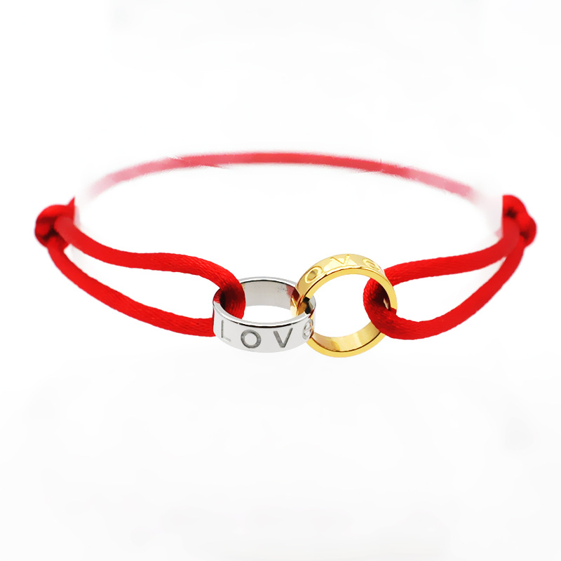 12:Red rope two-color accessories