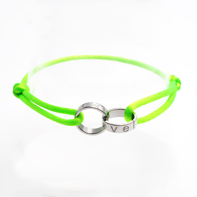 16:Green rope steel color accessories