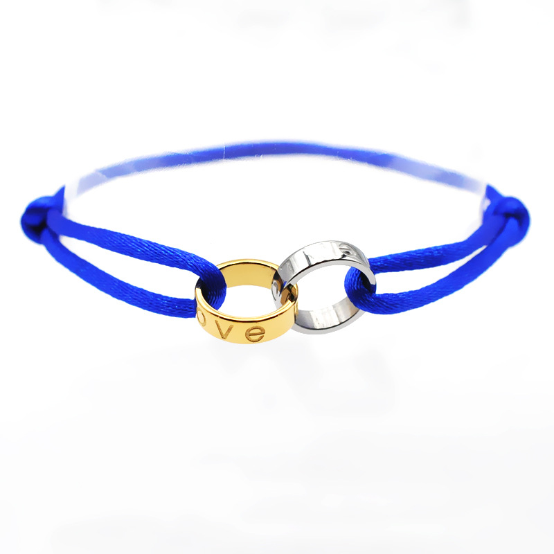 24:Sapphire blue rope two-color accessories