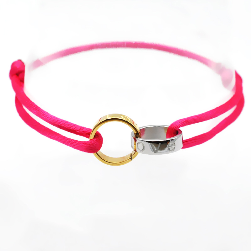 33:Rose red rope two-color accessories