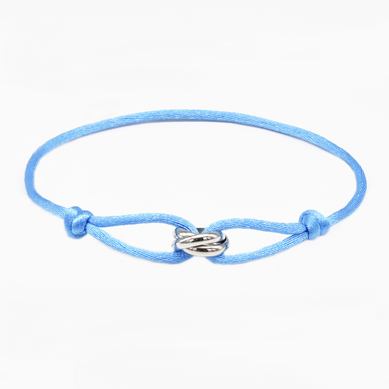 1:Light blue rope steel color accessories