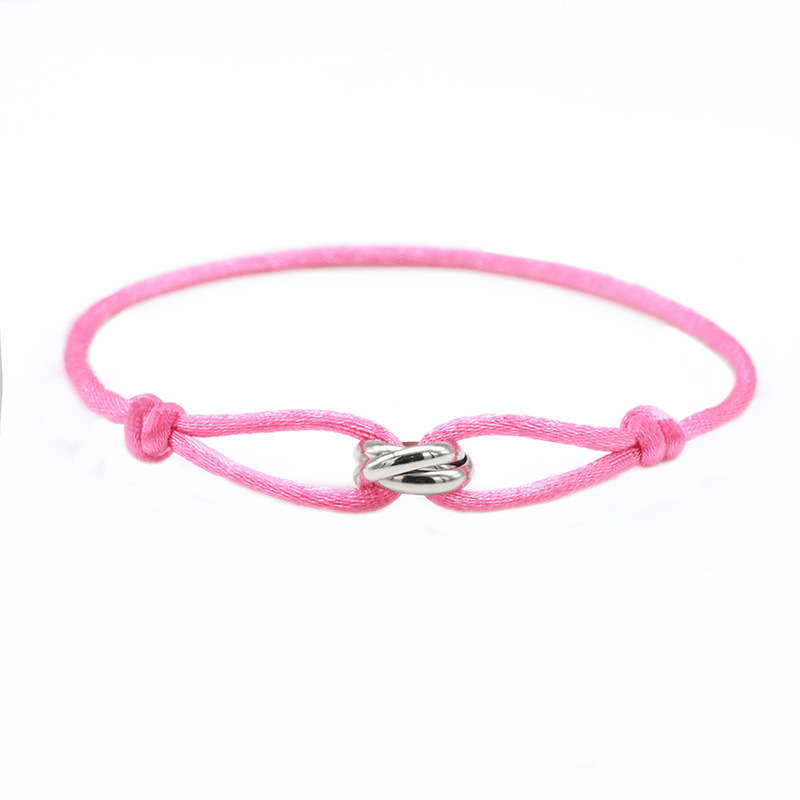 13:Pink rope steel color accessories