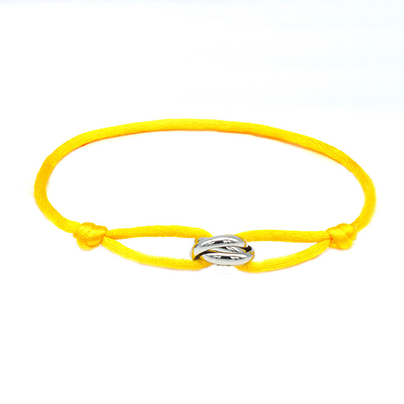 19:Yellow rope steel color accessories