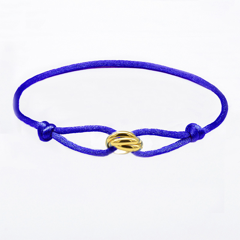 23:sapphire blue rope gold accessories