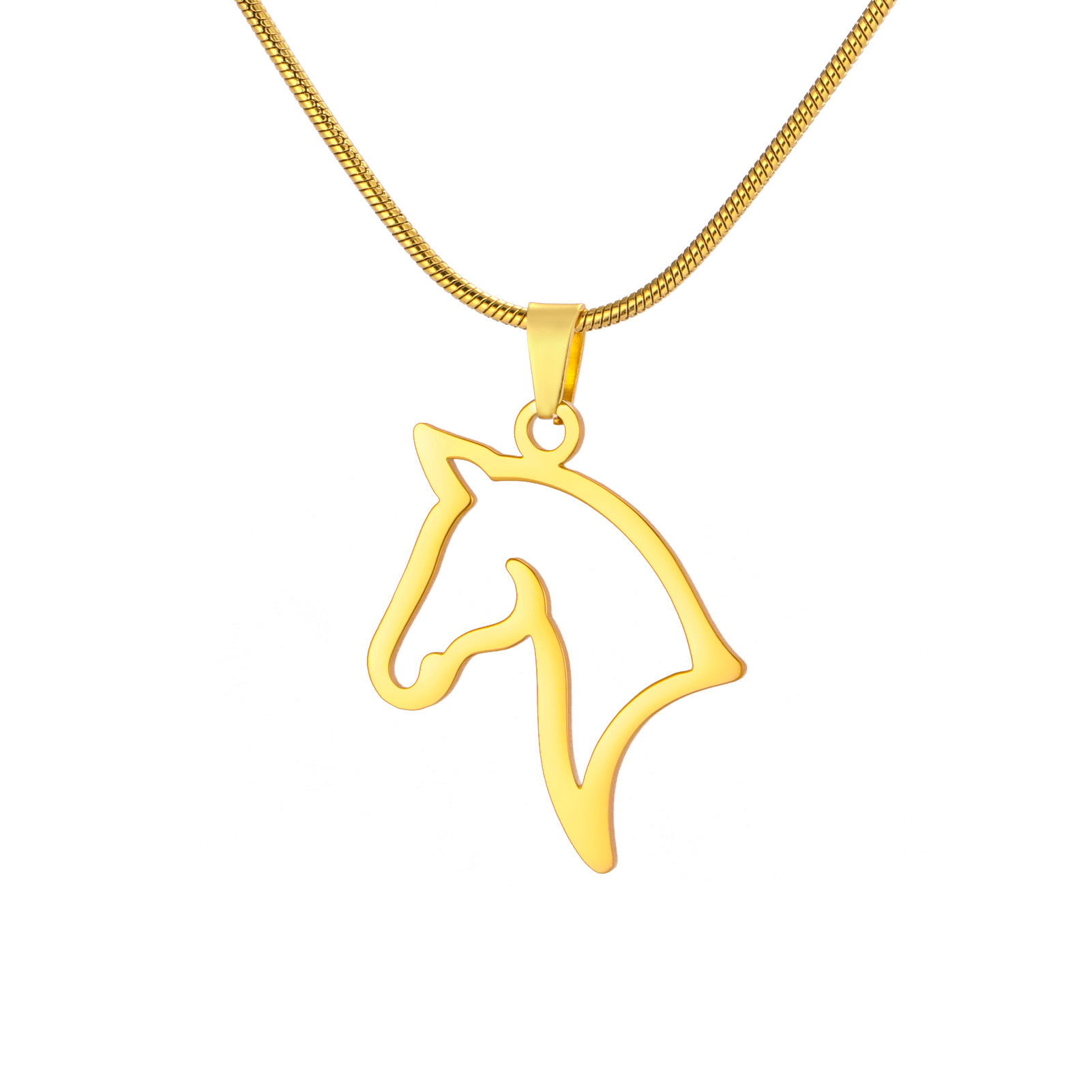 2:Round snake chain-gold