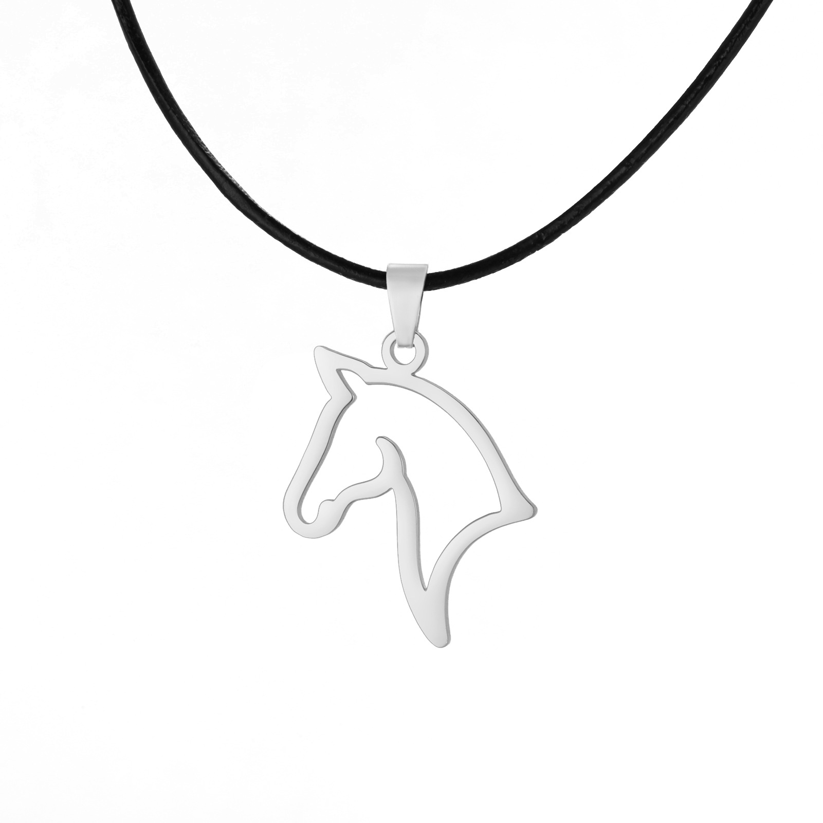 5:Leather rope-steel color