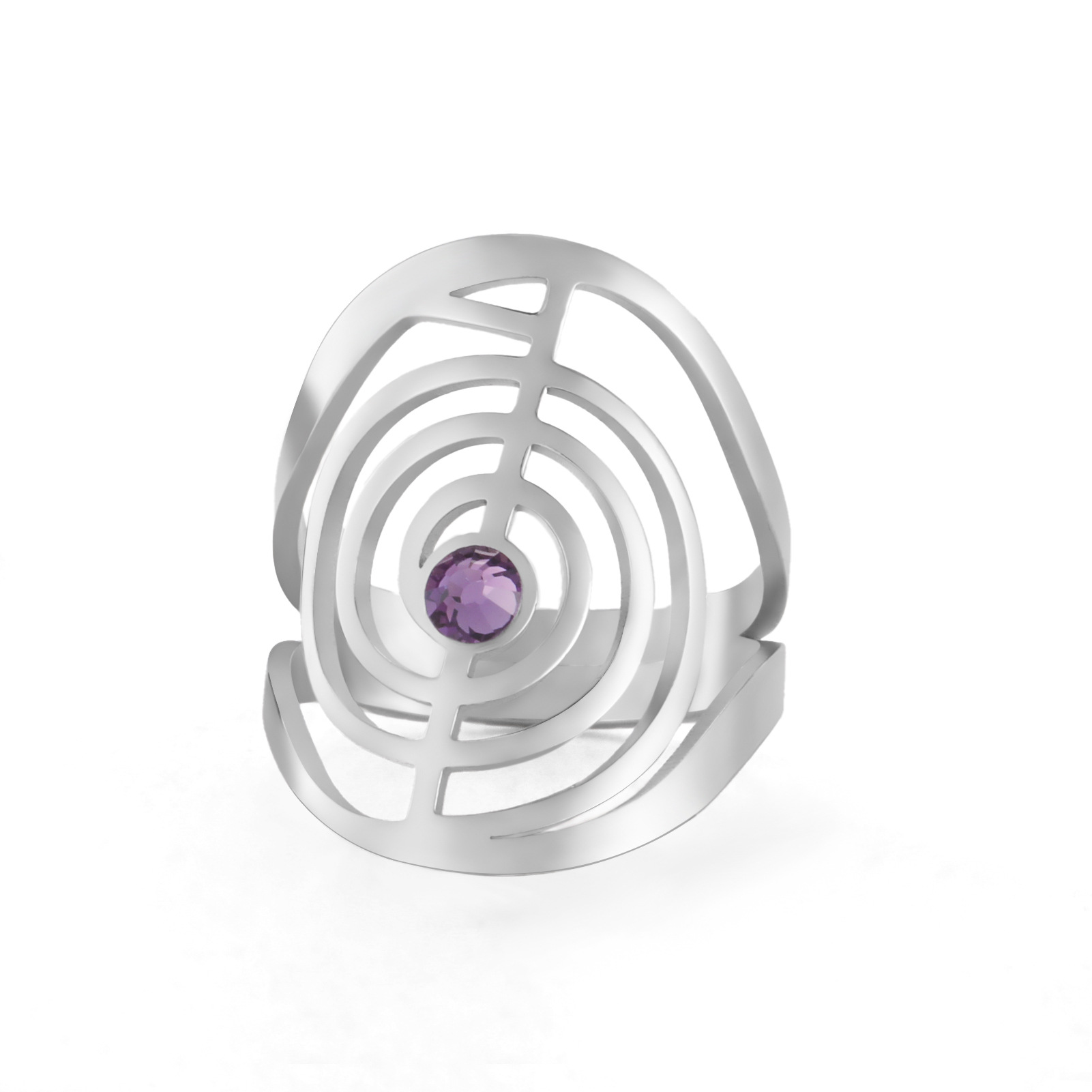 1:Purple diamond-steel color