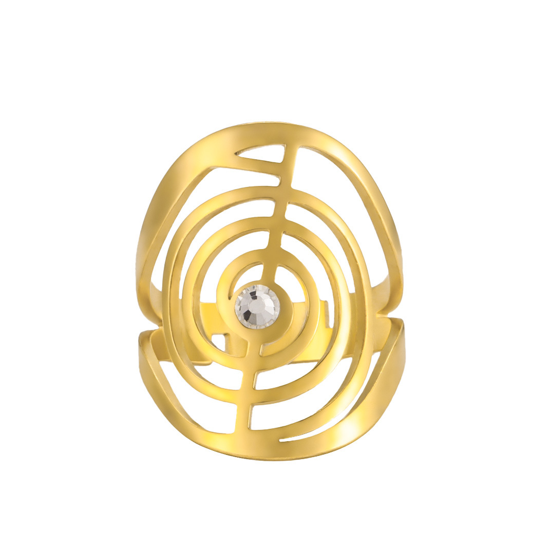 4:White diamond-gold