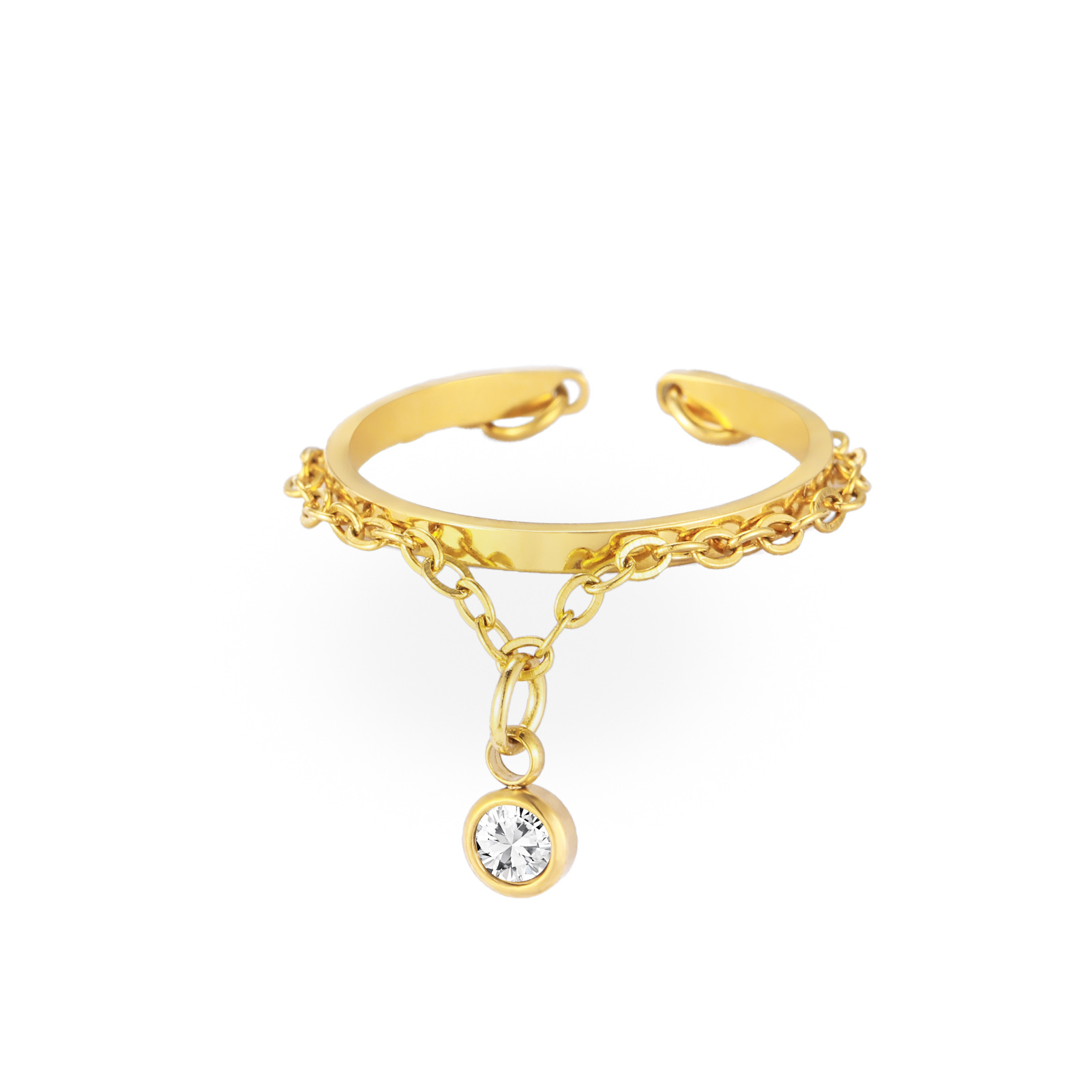 4:Hanging diamond-gold