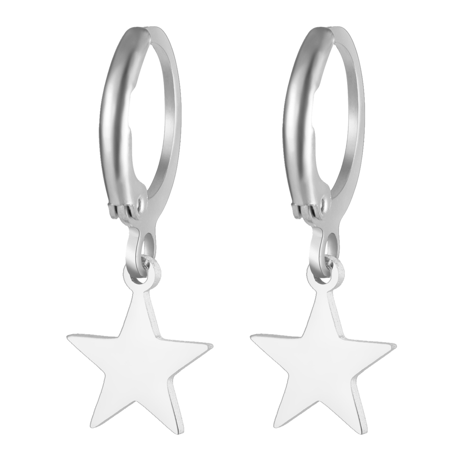 1:Five-pointed star-steel color