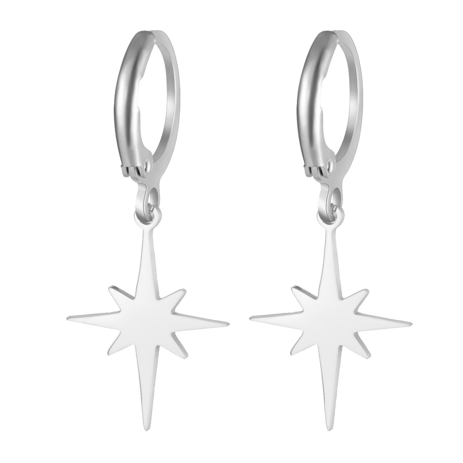 3:Six-pointed star light-steel color