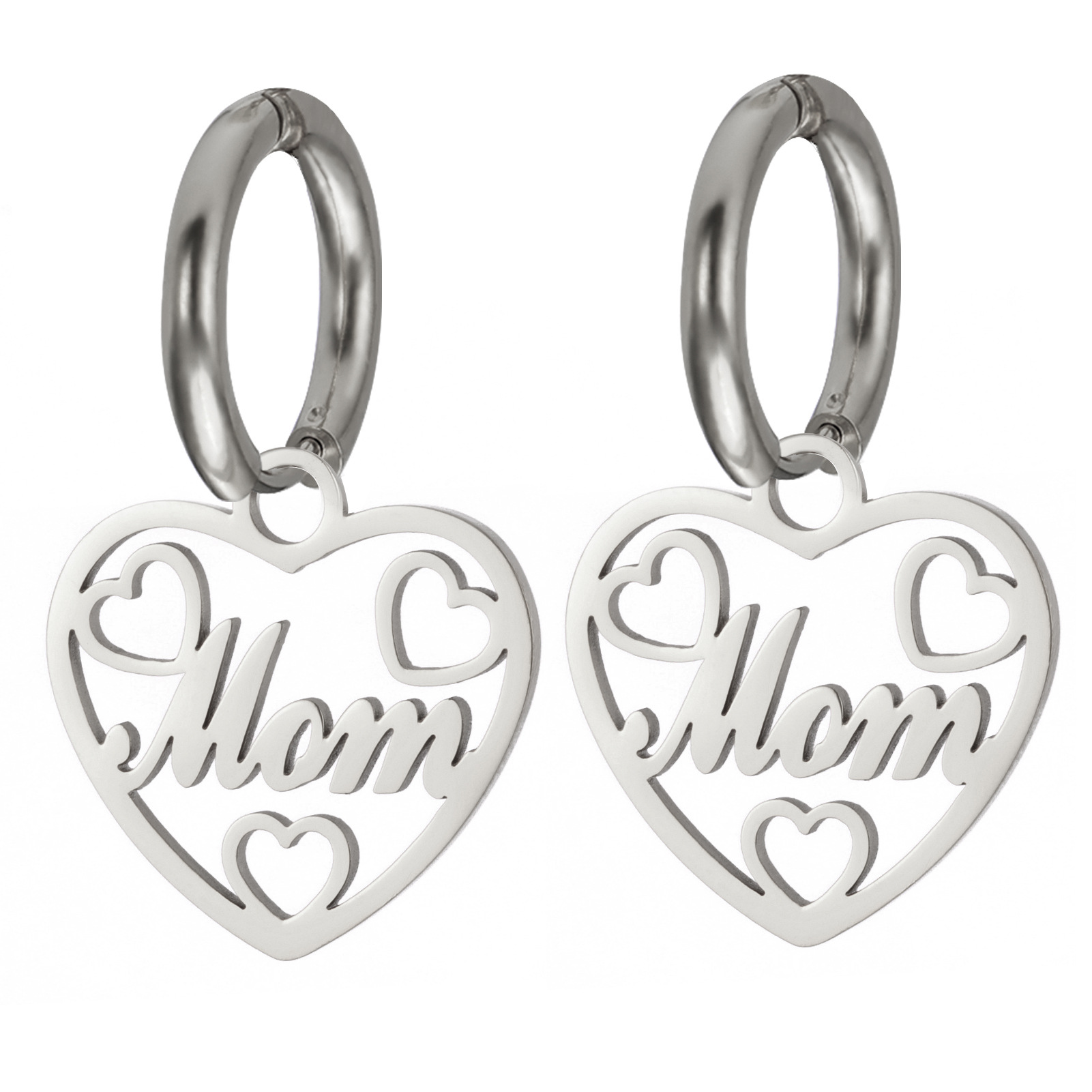 7:Love mom-steel color