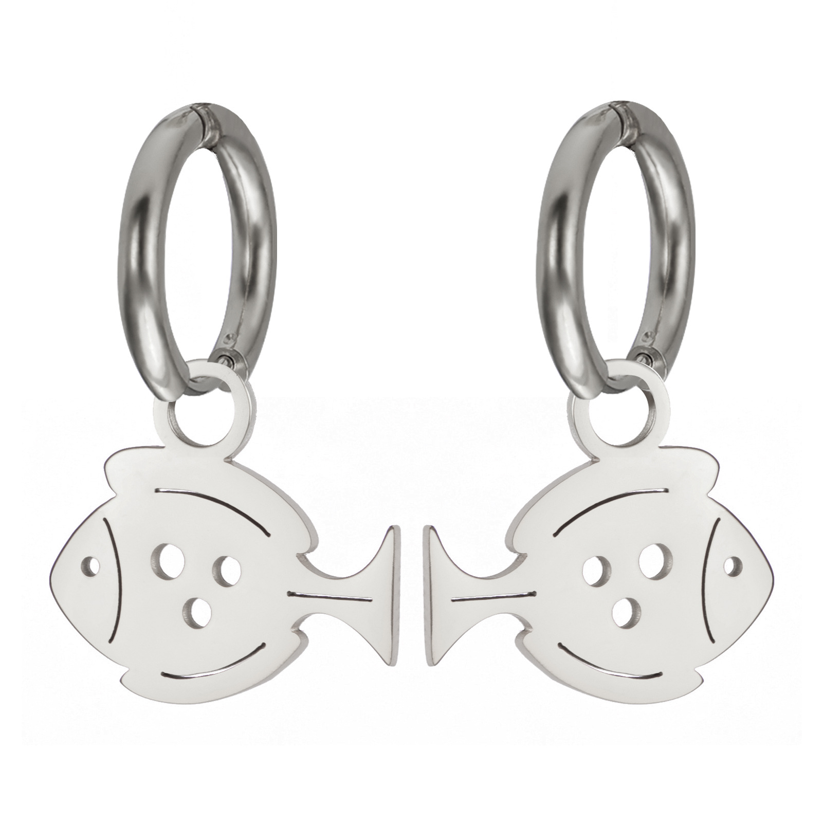 9:Cartoon fish-steel color