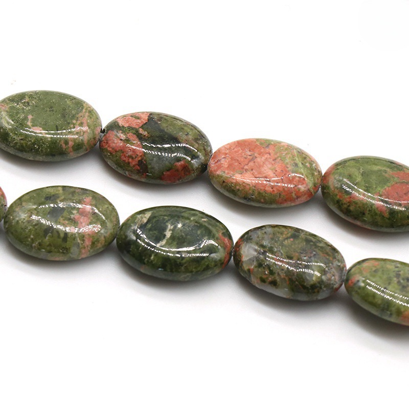 9:Flower green stone