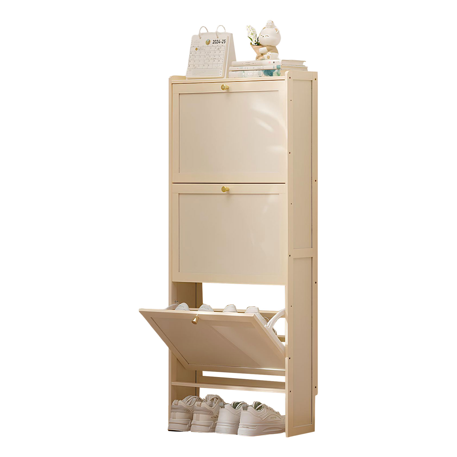 Cream white single layer - 3 doors 50 long