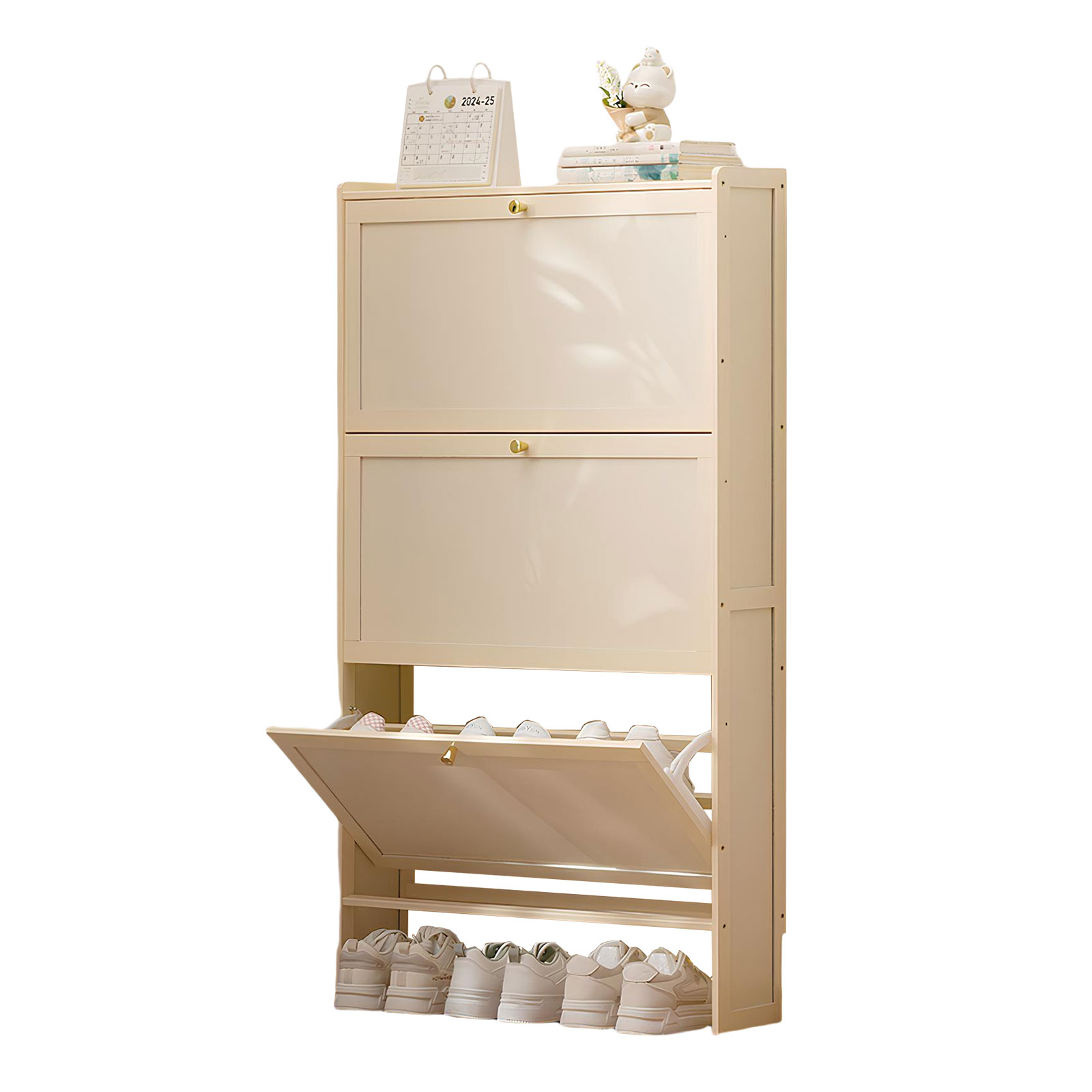 Cream white single layer - 3 doors 70 long