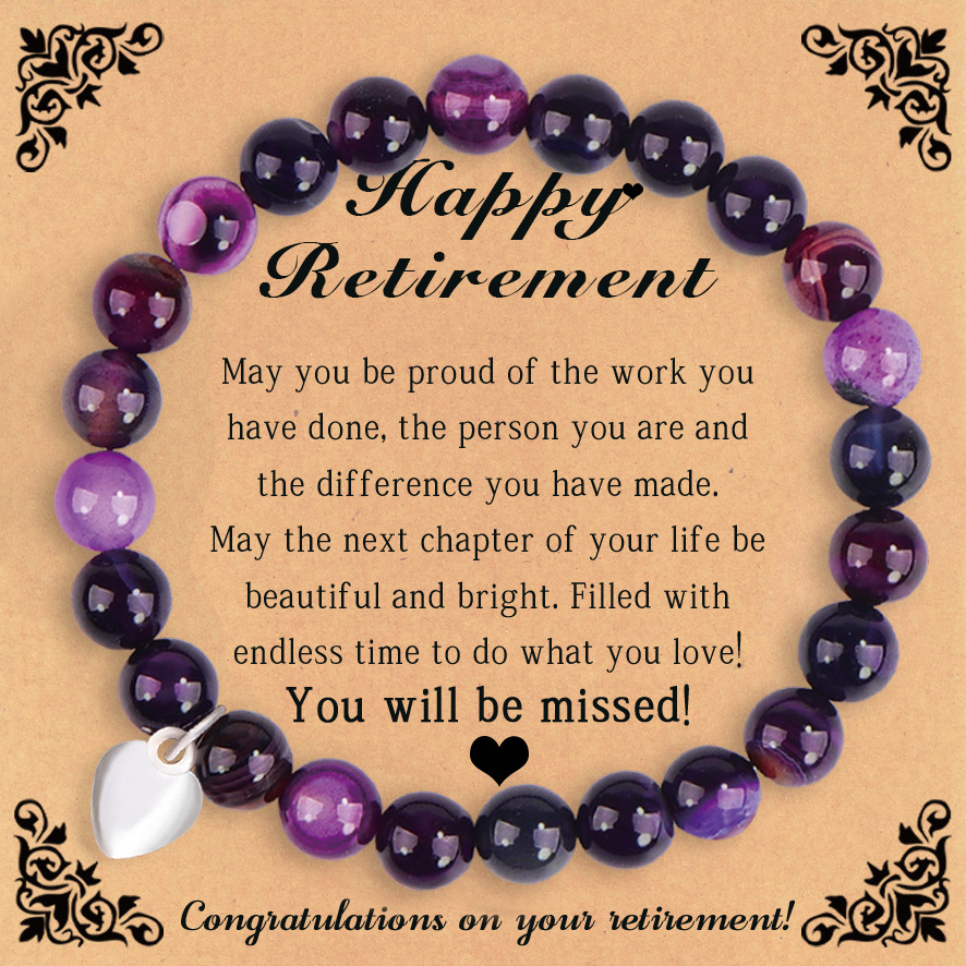 Amethyst Love Pendant Retirement Card